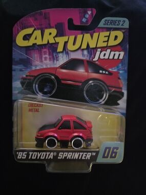'85 Toyota Sprinter Kids Diecast Toy - Red
